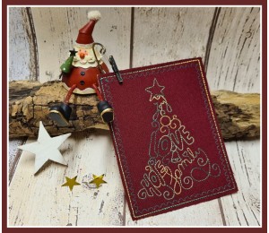 Stickserie ITH - Postkarten Set Wunschbäume